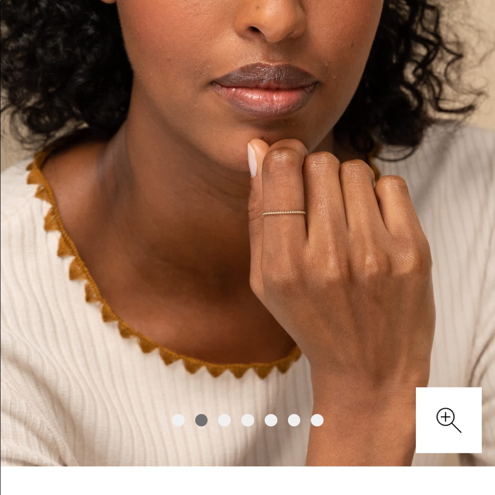 Mejuri beaded ring